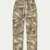 The Couture Club Camo Straight Leg Cargos