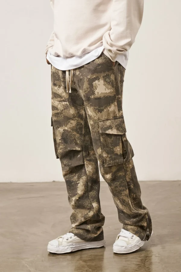 The Couture Club Camo Straight Leg Cargos