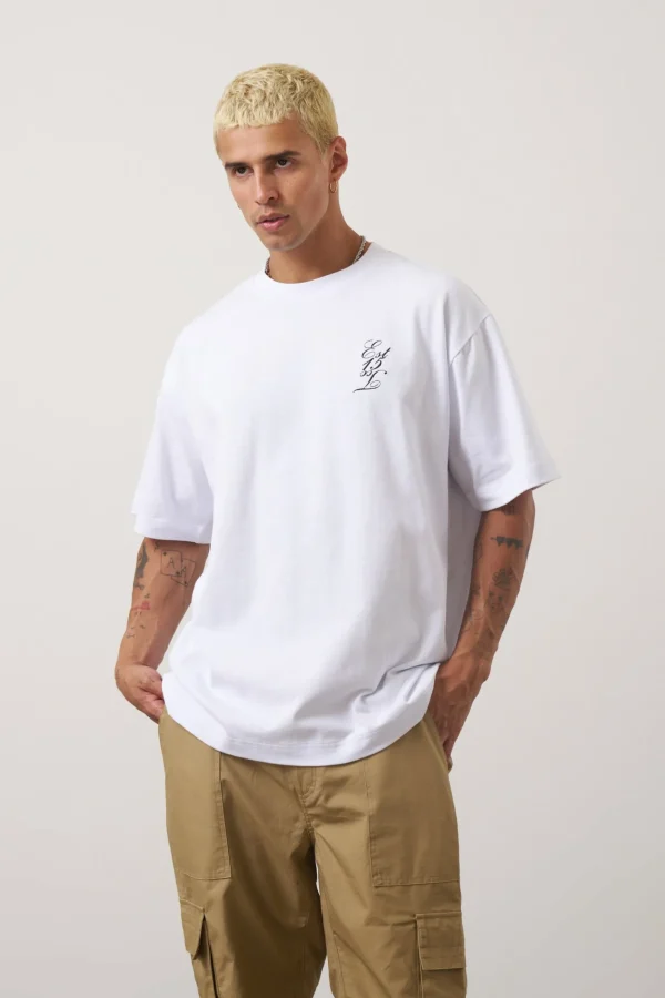 The Couture Club Cityscape Photo Graphic Relaxed T-Shirt