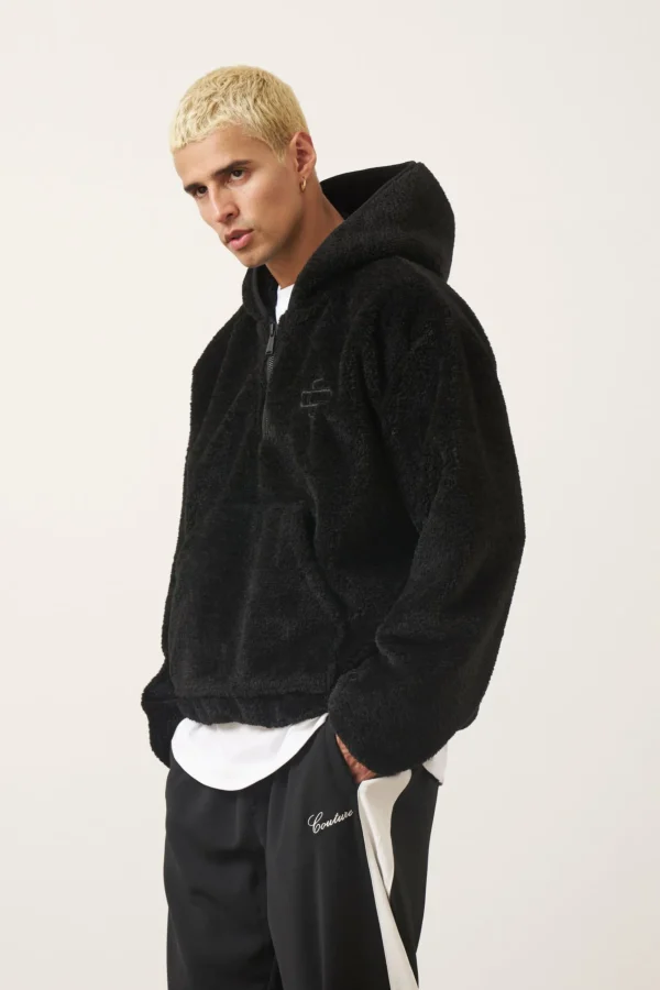 The Couture Club Compact Borg Hoodie