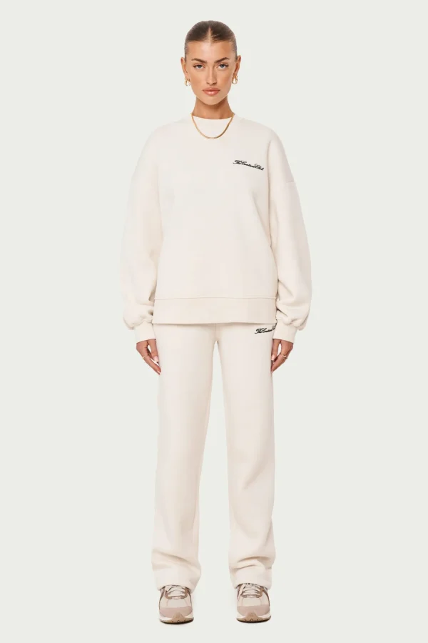 The Couture Club Couture Script Puff Sleeve Crew