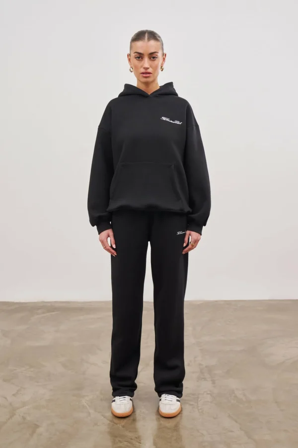 The Couture Club Couture Script Puff Sleeve Hoodie