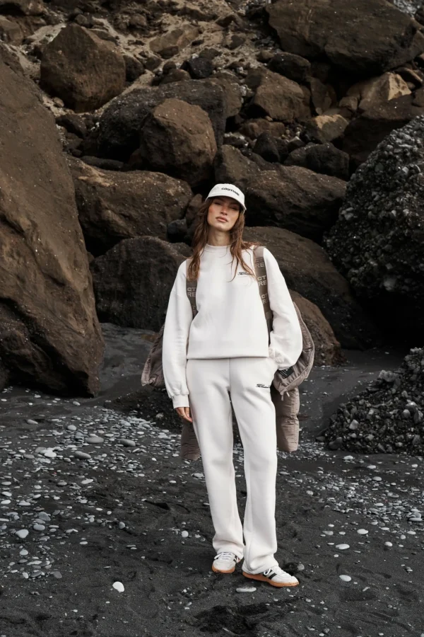 The Couture Club Couture Script Straight Leg Joggers