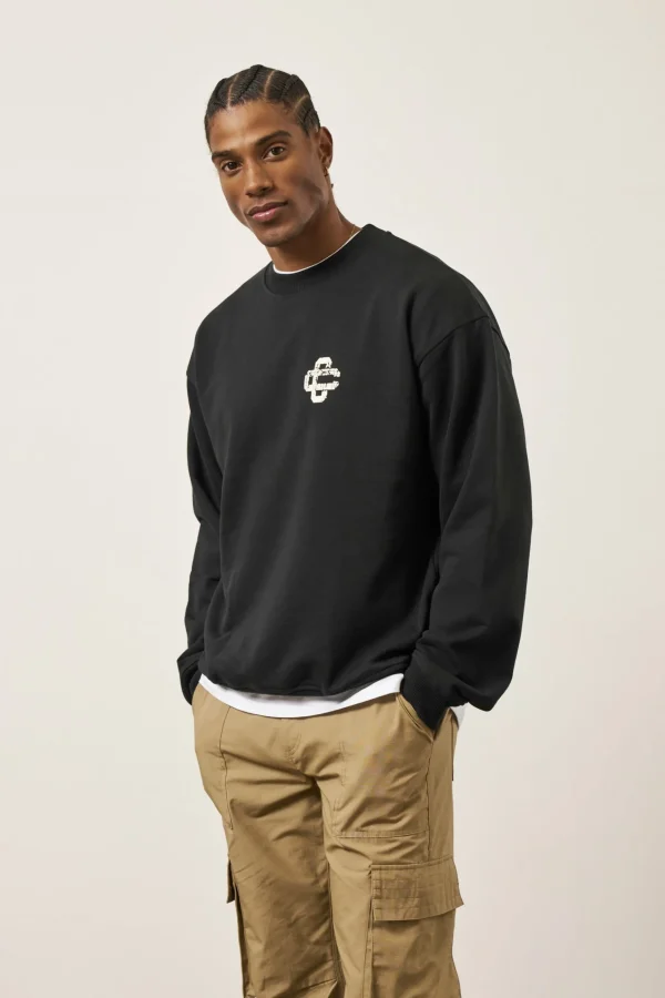The Couture Club Cracked Emblem Sweatshirt