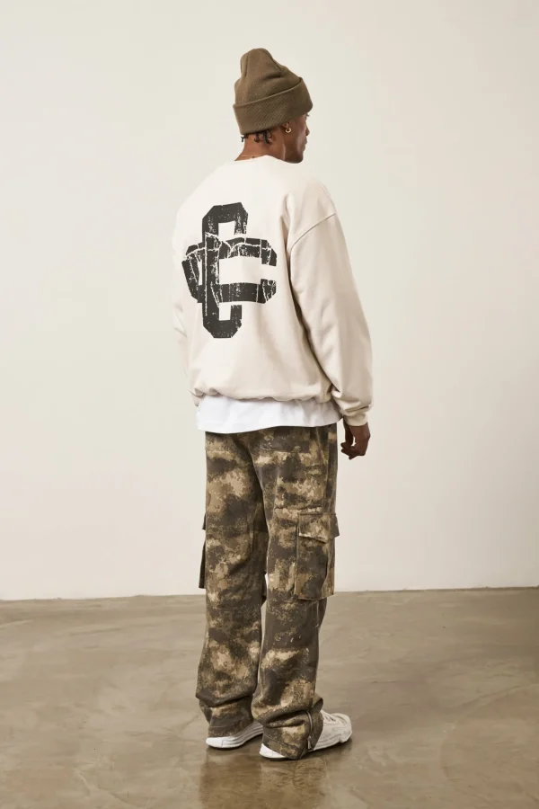 The Couture Club Cracked Emblem Sweatshirt