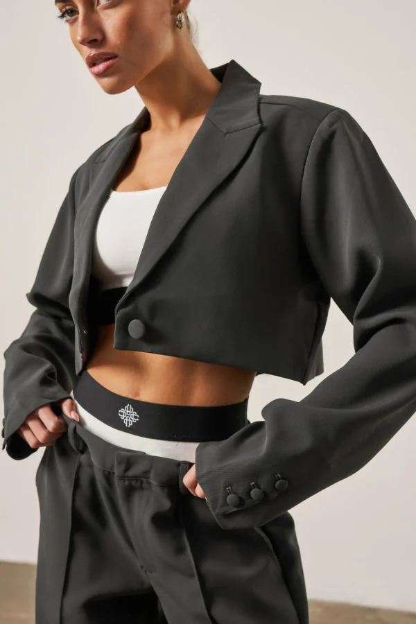 The Couture Club Cropped Tailored Blazer