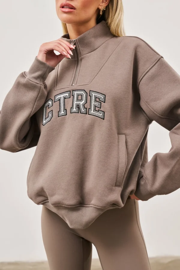 The Couture Club Ctre Half Zip Sweatshirt