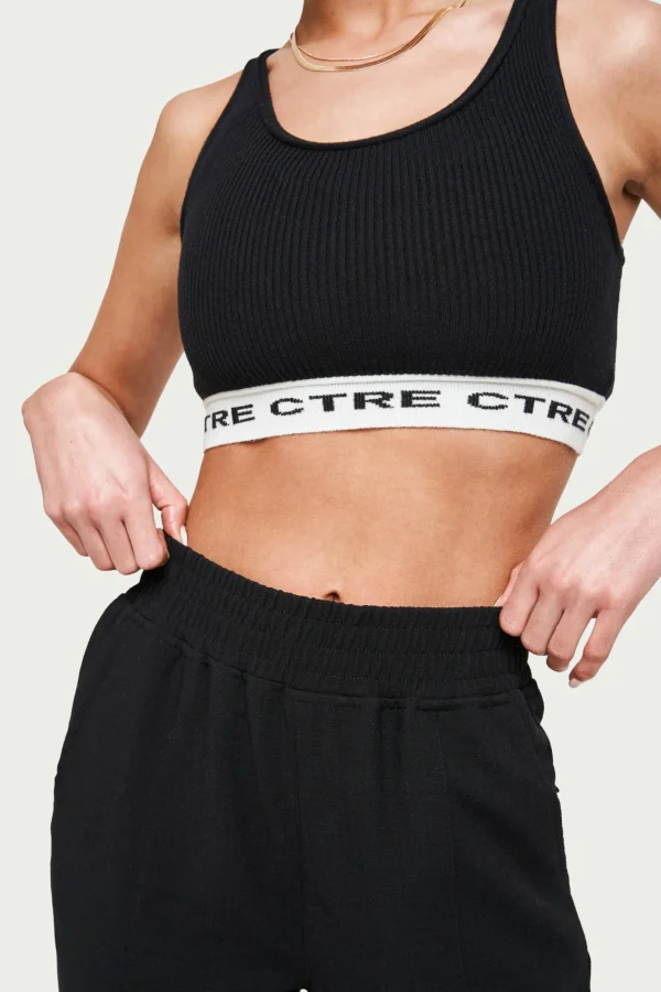 The Couture Club Ctre Knit Crop Top