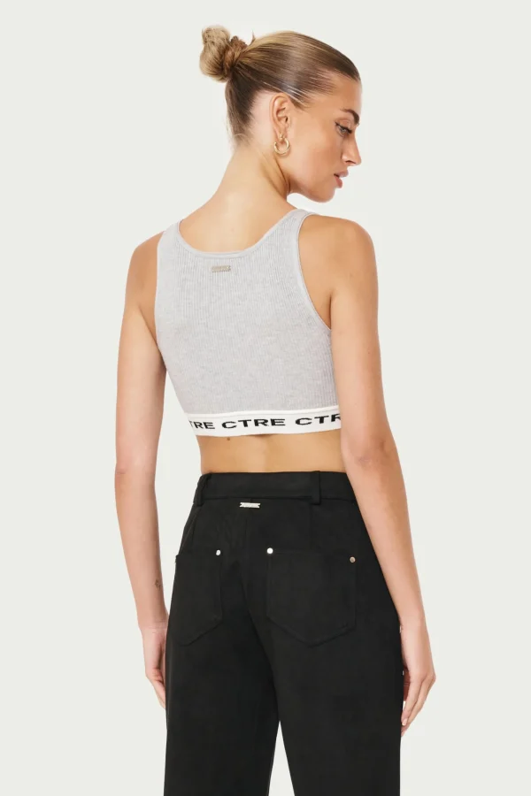 The Couture Club Ctre Knitted Vest Top