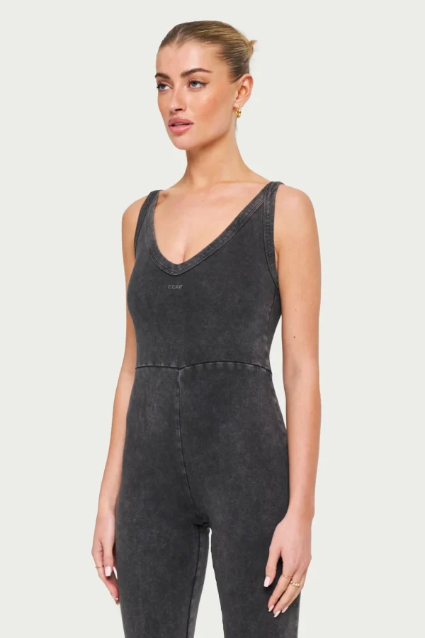 The Couture Club Ctre Logo Scoop Neck Jumpsuit