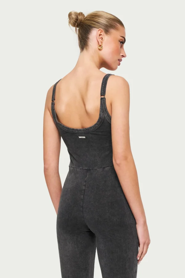 The Couture Club Ctre Logo Scoop Neck Jumpsuit