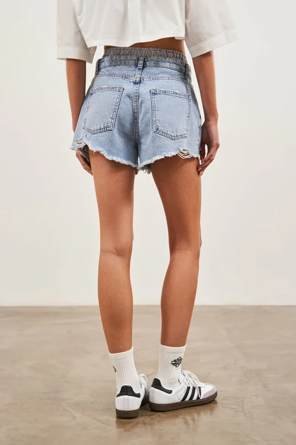 The Couture Club Double Layer Boxer Denim Short