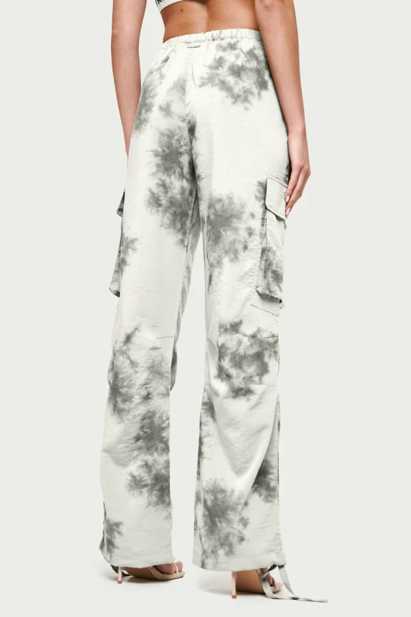 The Couture Club Draped Camo Oversized Cargos