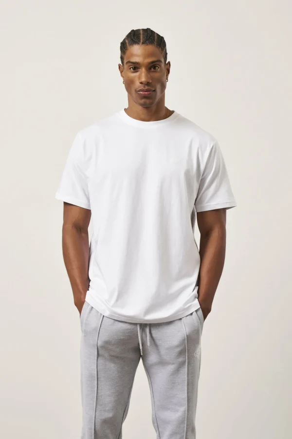 The Couture Club Emblem Embroidered Slim Fit T-Shirt