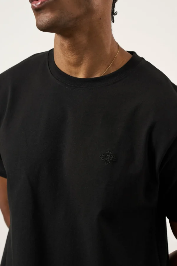 The Couture Club Emblem Embroidered Slim Fit T-Shirt