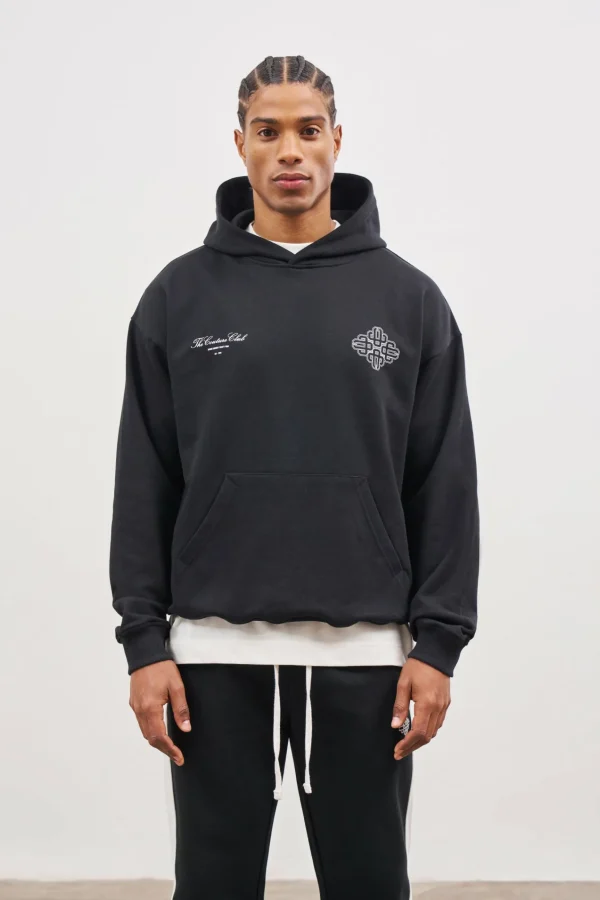 The Couture Club Emblem Outline Hoodie