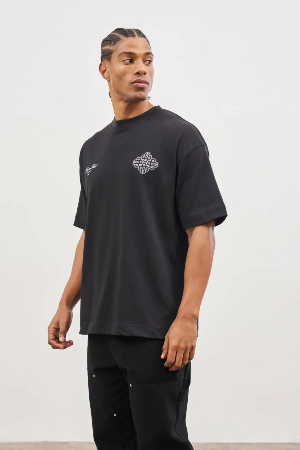 The Couture Club Emblem Outline T-Shirt