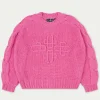 The Couture Club Emblem Oversized Knit Jumper