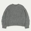 The Couture Club Emblem Oversized Knit Jumper