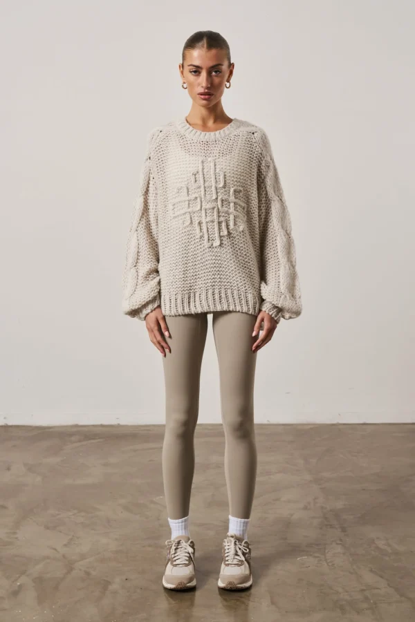 The Couture Club Emblem Oversized Knit Jumper