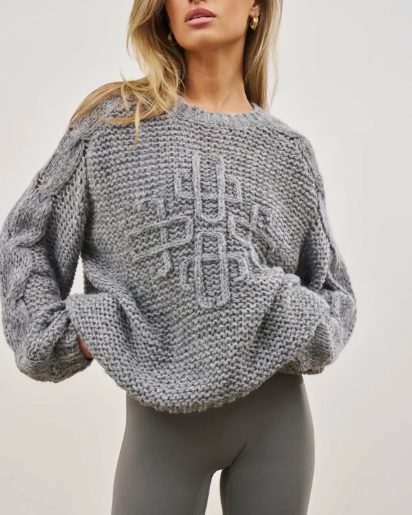 The Couture Club Emblem Oversized Knit Jumper