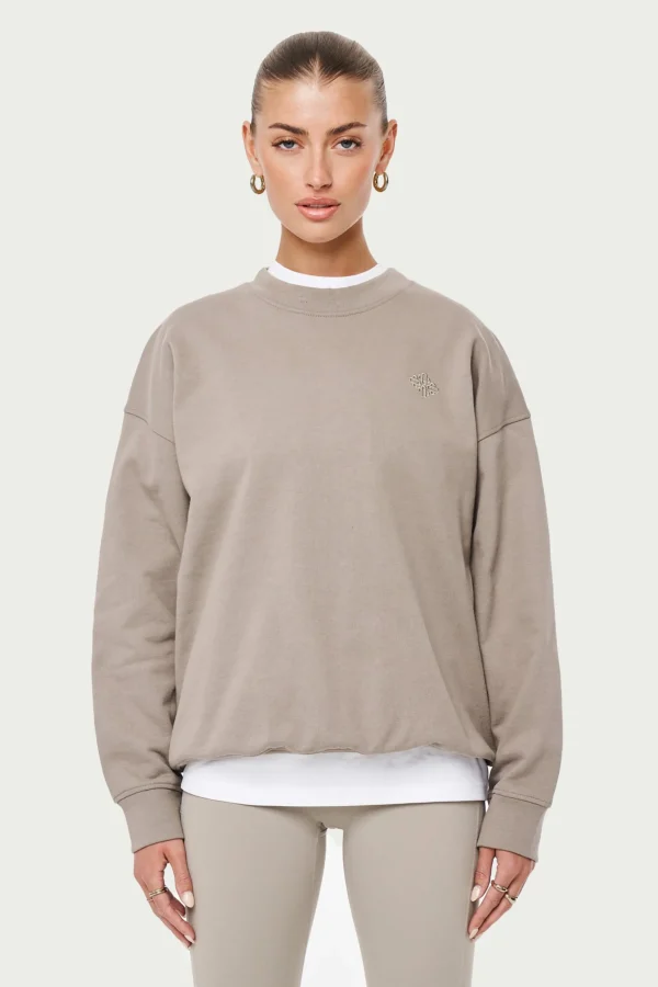 The Couture Club Emblem Oversized Sweatshirt