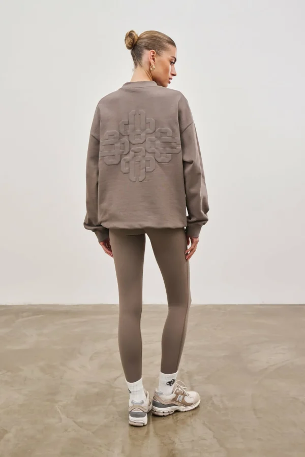 The Couture Club Emblem Oversized Sweatshirt