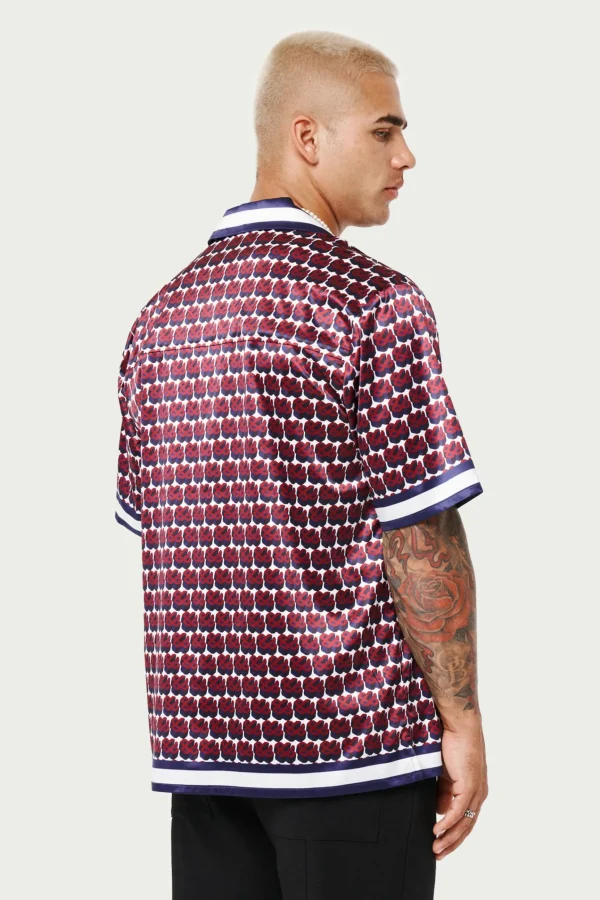 The Couture Club Emblem Printed Resort Shirt