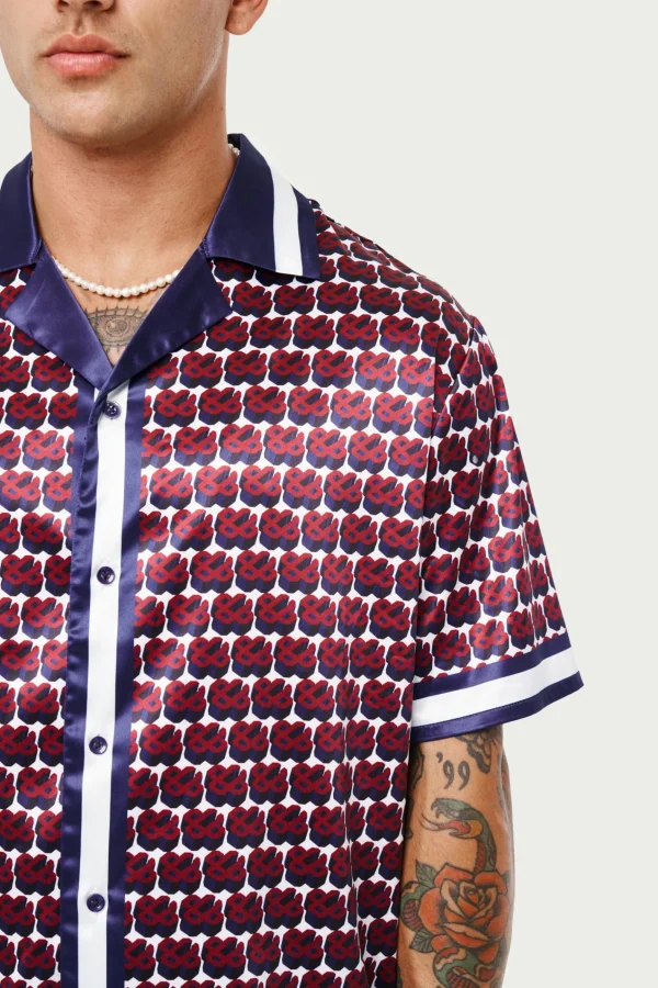 The Couture Club Emblem Printed Resort Shirt