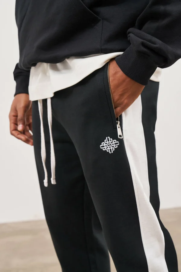 The Couture Club Emblem Side Panel Split Hem Joggers