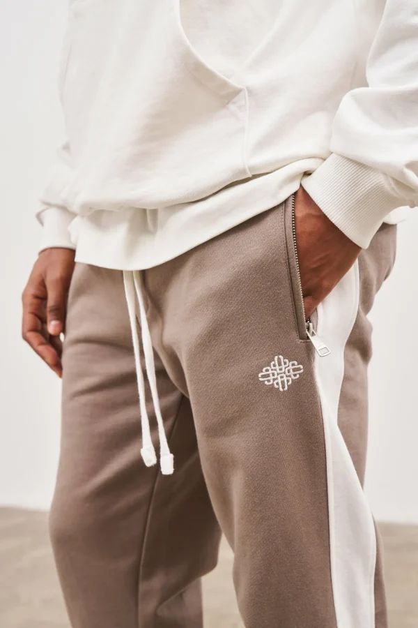 The Couture Club Emblem Side Panel Split Hem Joggers