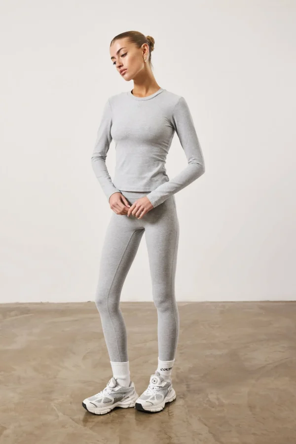 The Couture Club Emblem Soft Touch Jersey Leggings