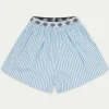 The Couture Club Emblem Stripe Shorts