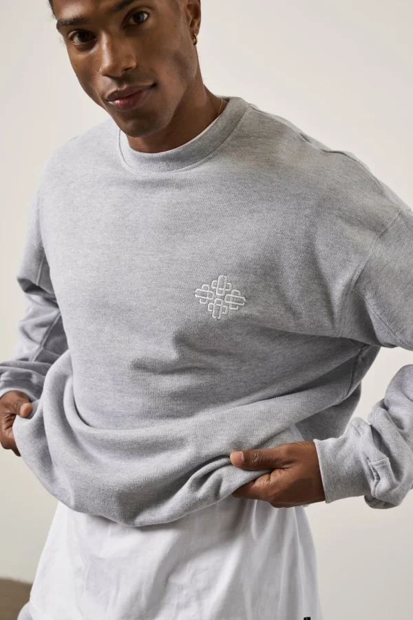 The Couture Club Embroidery Emblem Sweatshirt