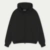 The Couture Club Everyday Washed Relaxed Zip Through Hoodie