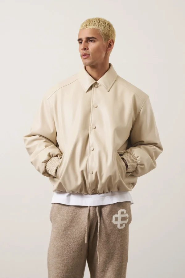 The Couture Club Faux Leather Bomber