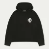 The Couture Club Fluffy Knit Emblem Hoodie
