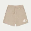 The Couture Club Fluffy Knit Emblem Shorts