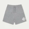 The Couture Club Fluffy Knit Emblem Shorts