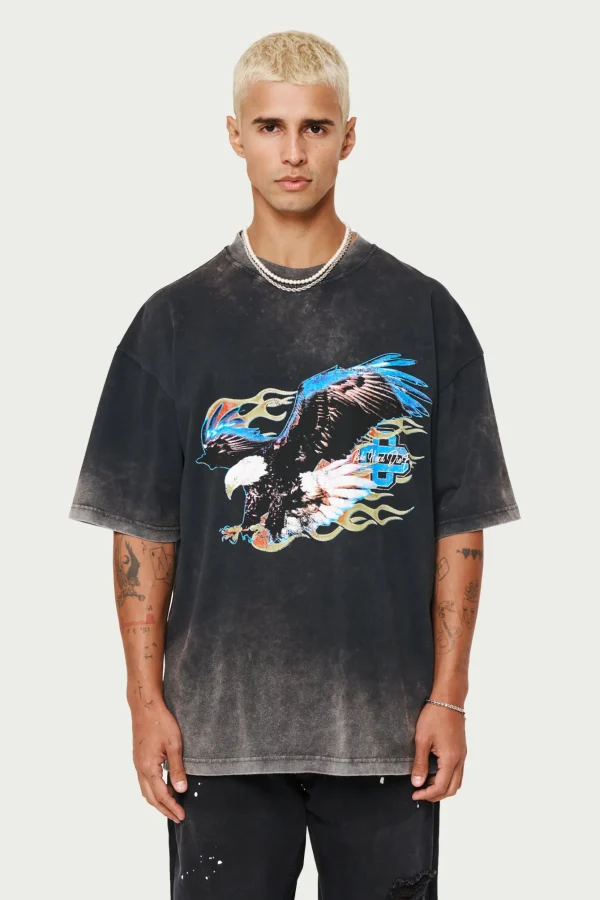 The Couture Club Graphic Flame Vintage T-Shirt