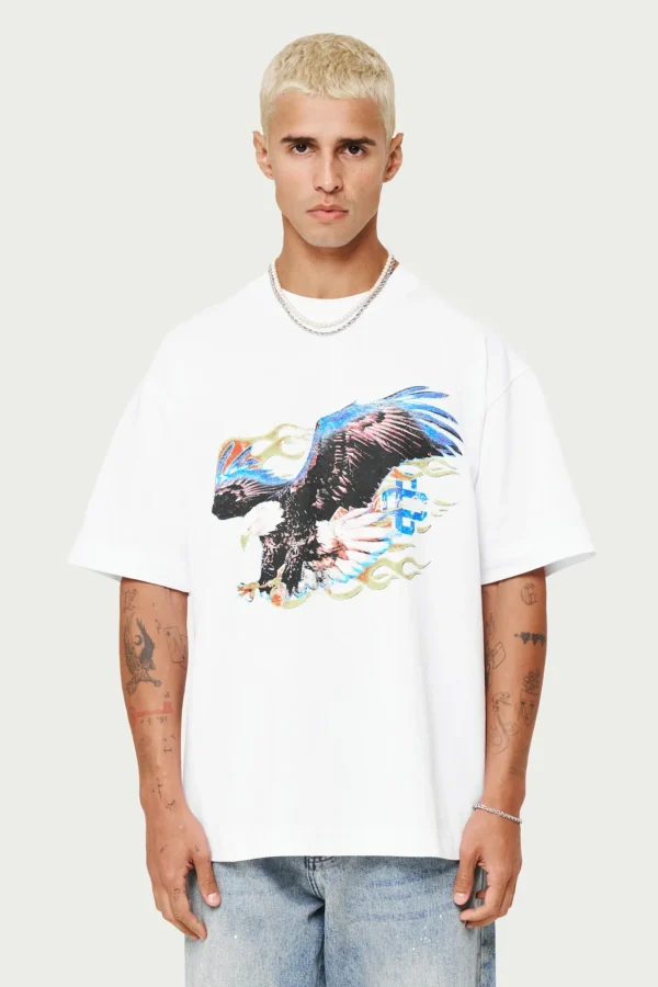 The Couture Club Graphic Flame Vintage T-Shirt