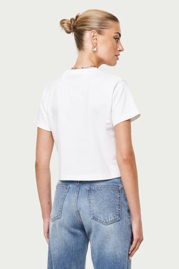 The Couture Club Hawaiian Print Cropped T-Shirt