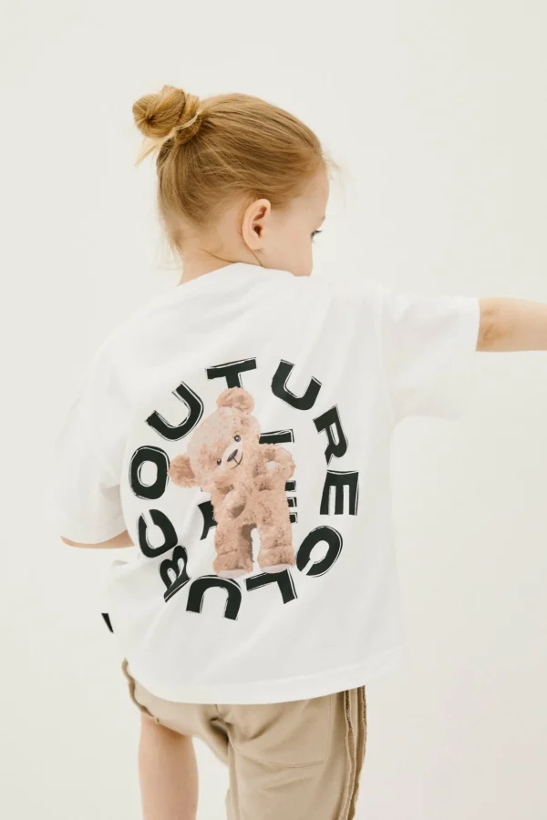The Couture Club Kids Circle Graphic Teddy T-Shirt