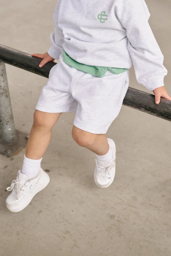 The Couture Club Kids Emblem Print Sweat Short