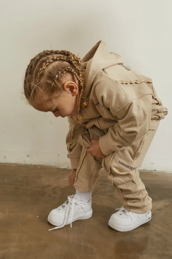 The Couture Club Kids Raw Seam Members Only Joggers