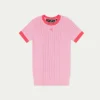 The Couture Club Knitted Emblem Baby Tee