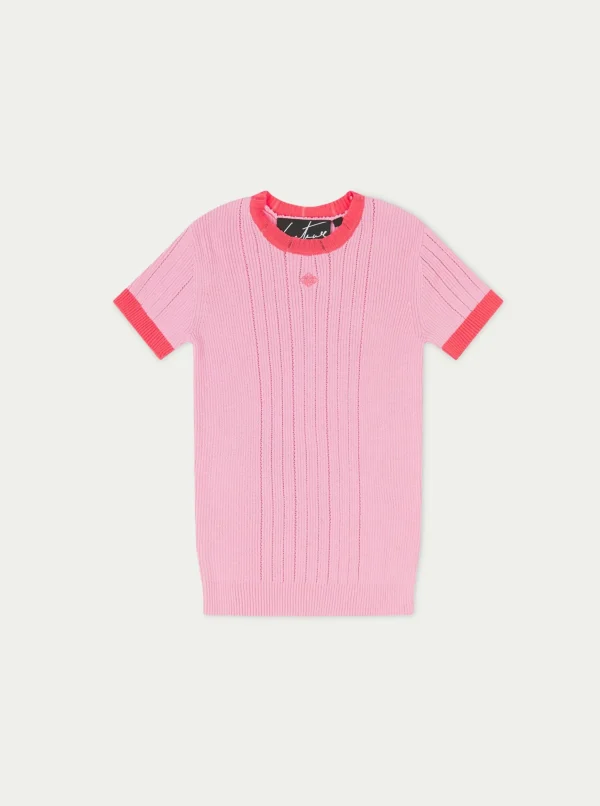 The Couture Club Knitted Emblem Baby Tee