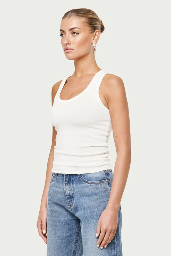 The Couture Club Knitted Logo Racer Vest