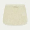 The Couture Club Knitted Tie Waist Micro Skirt