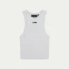 The Couture Club Logo Ribbed Racer Vest